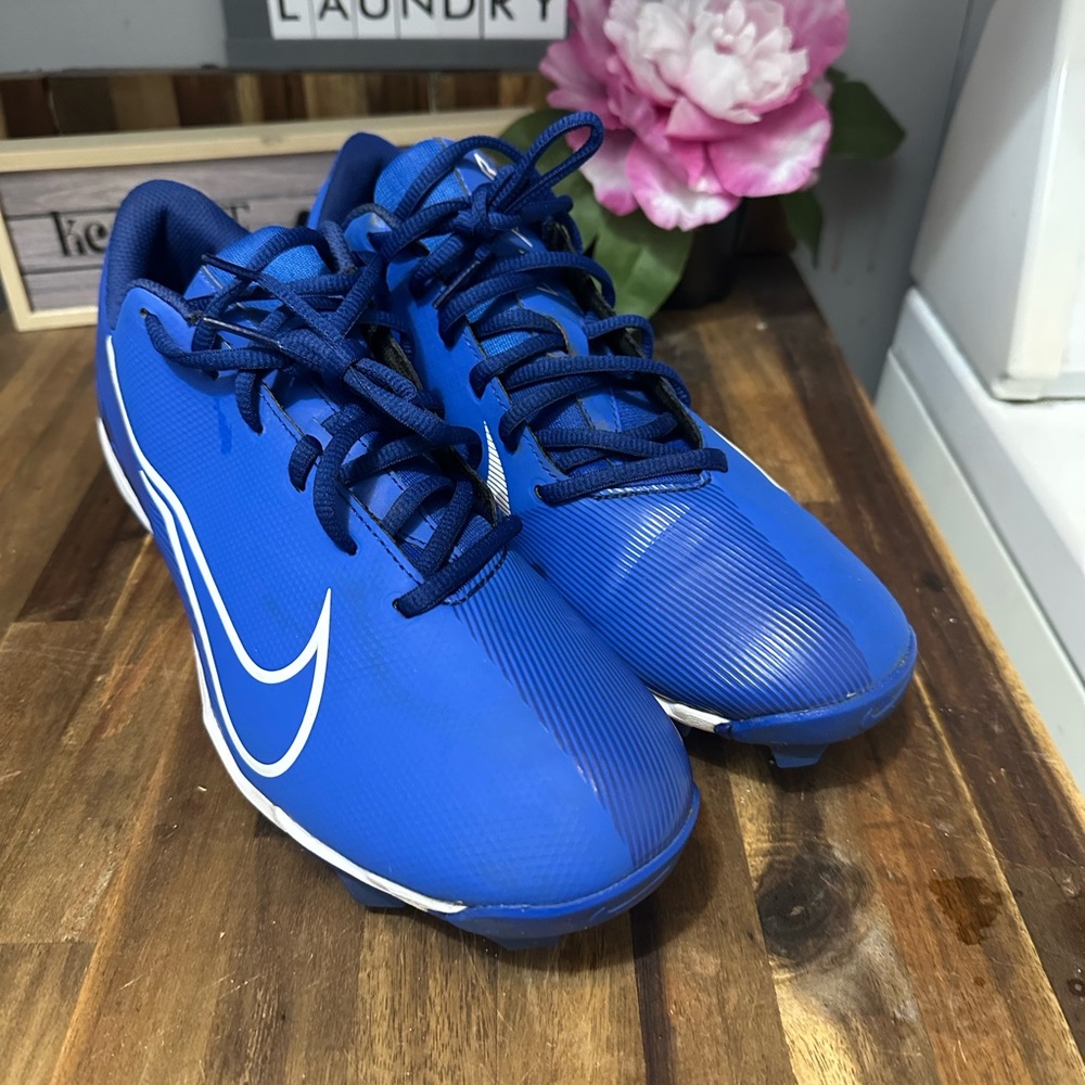 Blue Nike Athletic Baseball Cleats